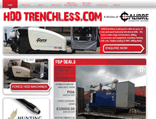 Tablet Screenshot of hddtrenchless.com.au